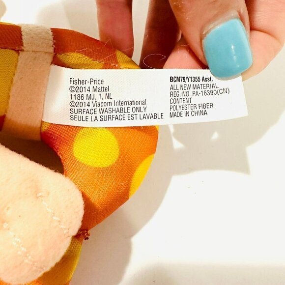 Bubble Guppies 2014 Deema 9” Plush Nick Jr Fisher-Price Mattel Viacom HTF Rare - Picture 5 of 6